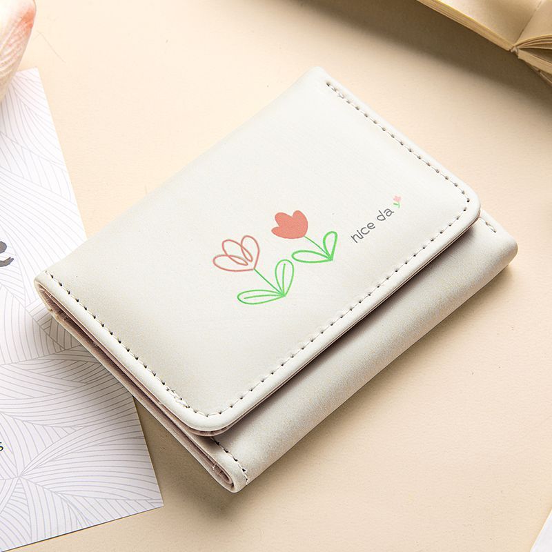 Decorative Floral Print Wallet Bowlift