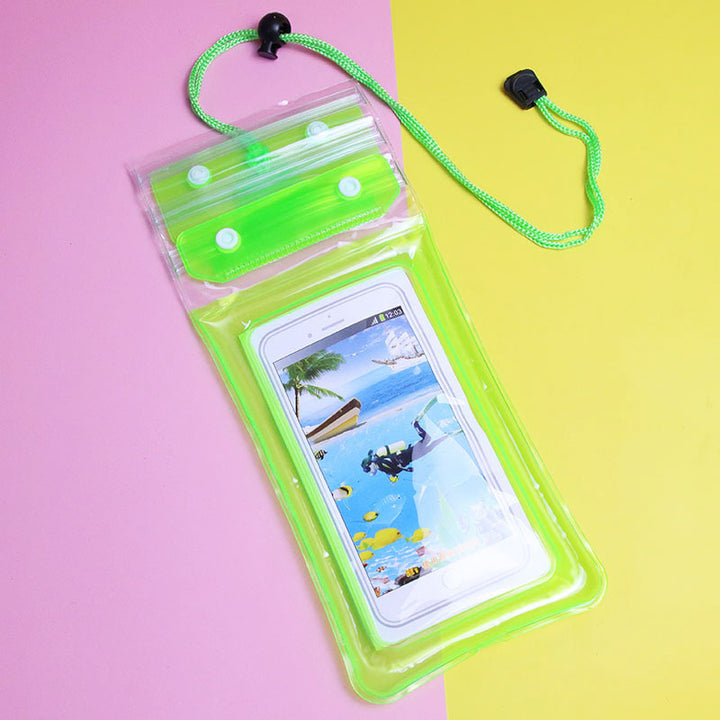 Unisex waterproof smartphone bag with flexible carrying strap Bowlift