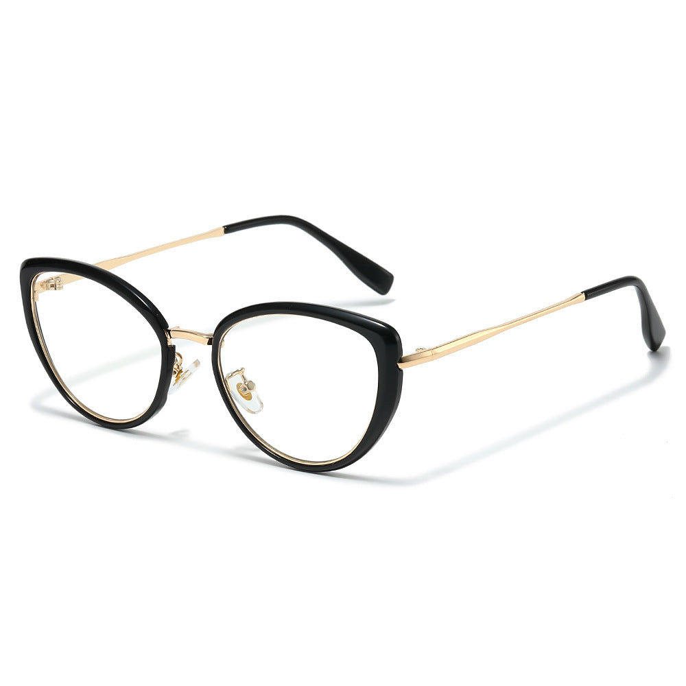 Fashion-Forward Cat-Eye Sunglasses with Trendy Tortoiseshell Frame Bowlift