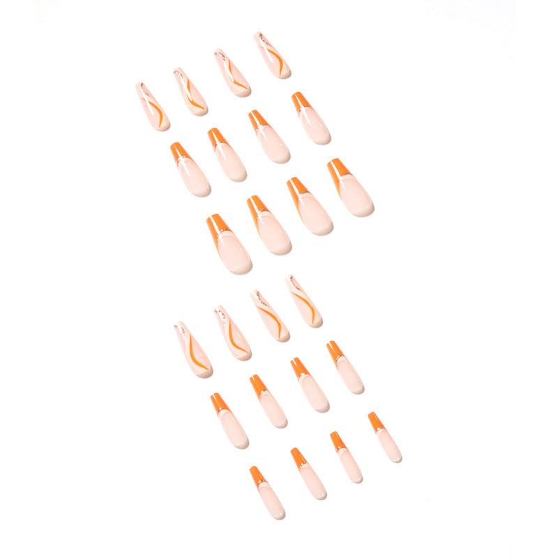 Artistic acrylic nails with elegant accents Bowlift