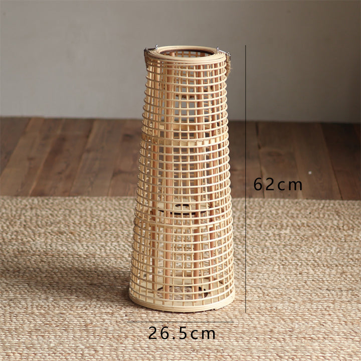 High-quality basket lamp in natural design Bowlift