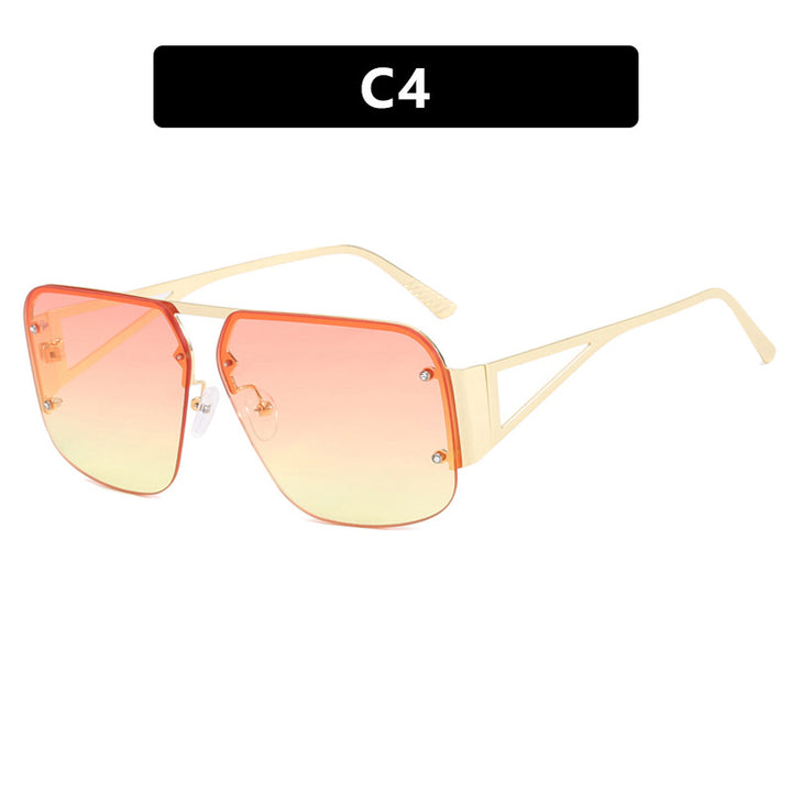 Women's oversized geometric sunglasses with smooth lines and protective UV filter Bowlift