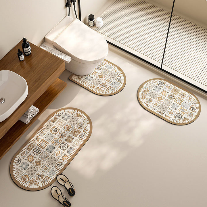 Bathroom Rug Set Bowlift