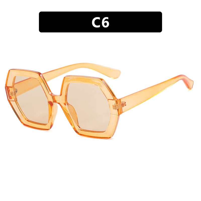 Women innovative hexagonal sunglasses Bowlift
