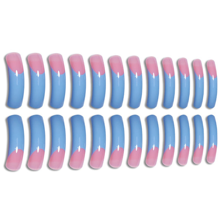 Stylish Long Press-On Nail Extensions Bowlift