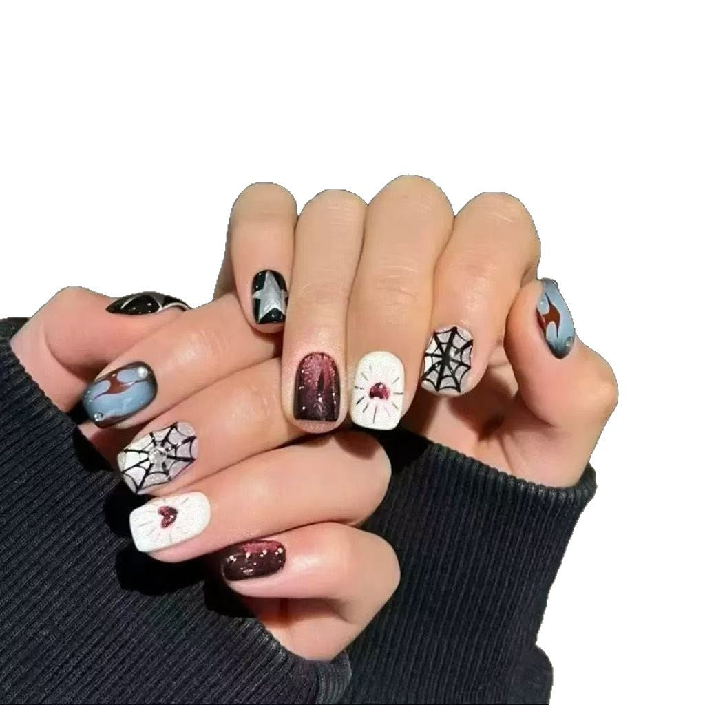 Themed Press-On Nail Set Bowlift