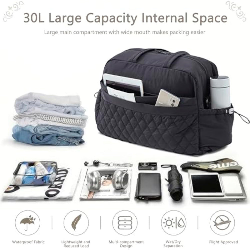 Stylish Multi-Pocket Travel Duffle Bag Bowlift