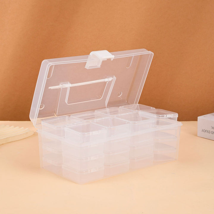 Multi-Sectional Craft Tool Storage Box Bowlift