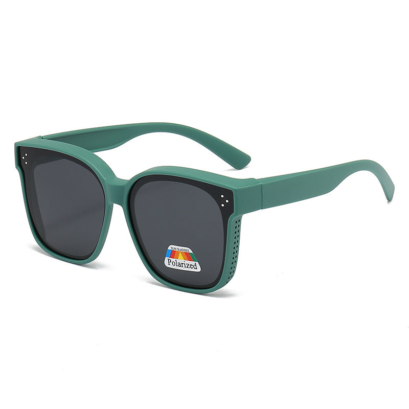 Women's fashionable square sunglasses with innovative ventilation system Bowlift