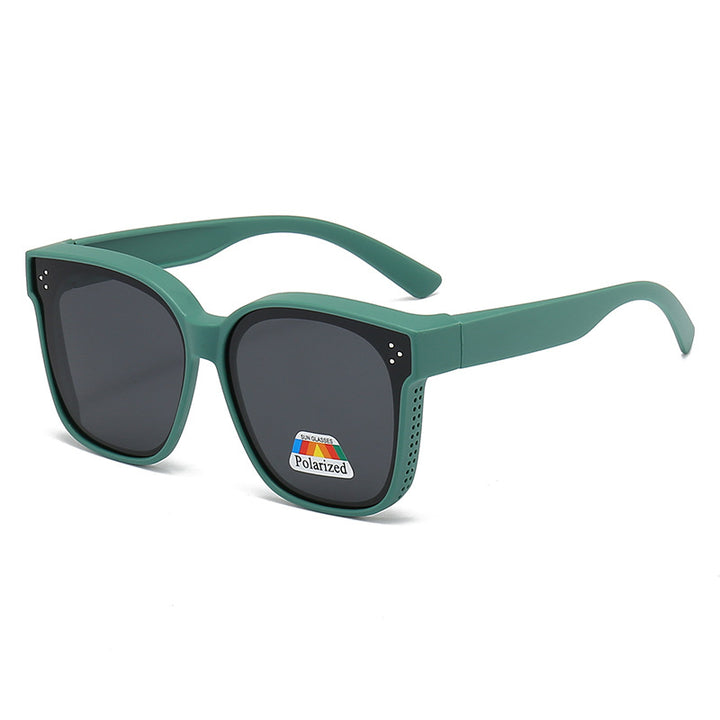 Women's fashionable square sunglasses with innovative ventilation system Bowlift