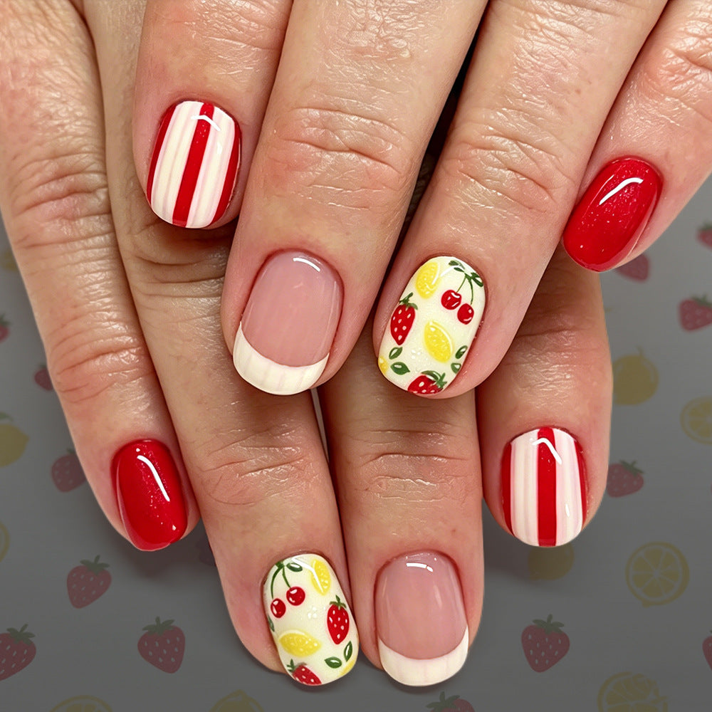 Trendy Fruit-Themed Nail Art Bowlift