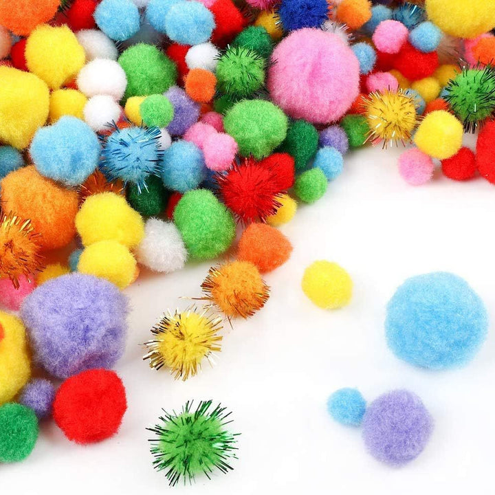 Unisex colorful craft pompons Bowlift