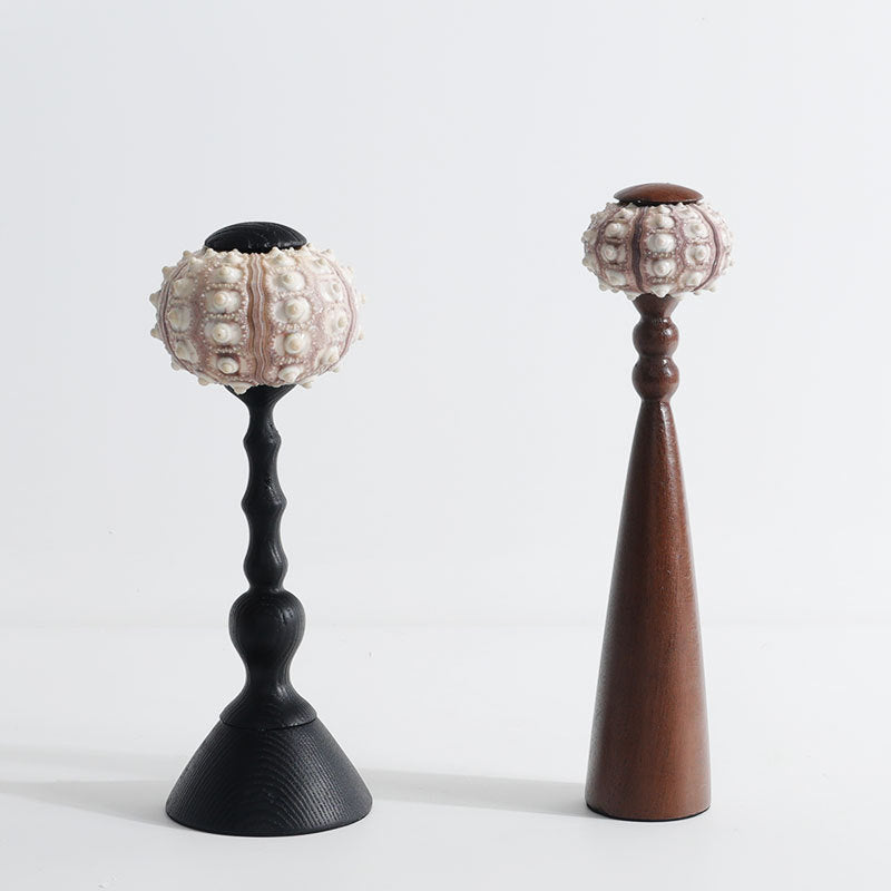 Decorative Shell-Inspired Candle Holder