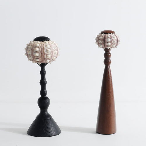 Decorative Shell-Inspired Candle Holder