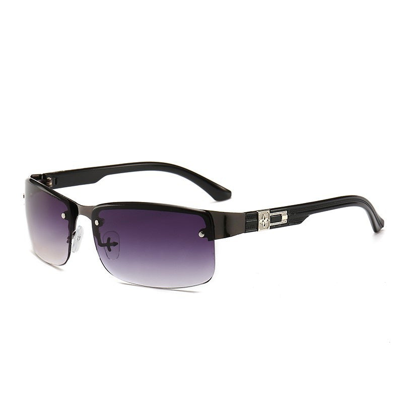 Ladies stylish square sunglasses with gold accents Bowlift