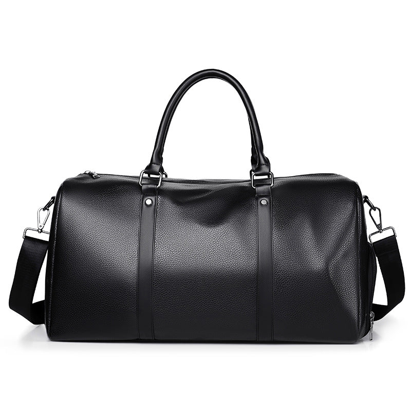 Premium Leather Travel Duffle Bowlift