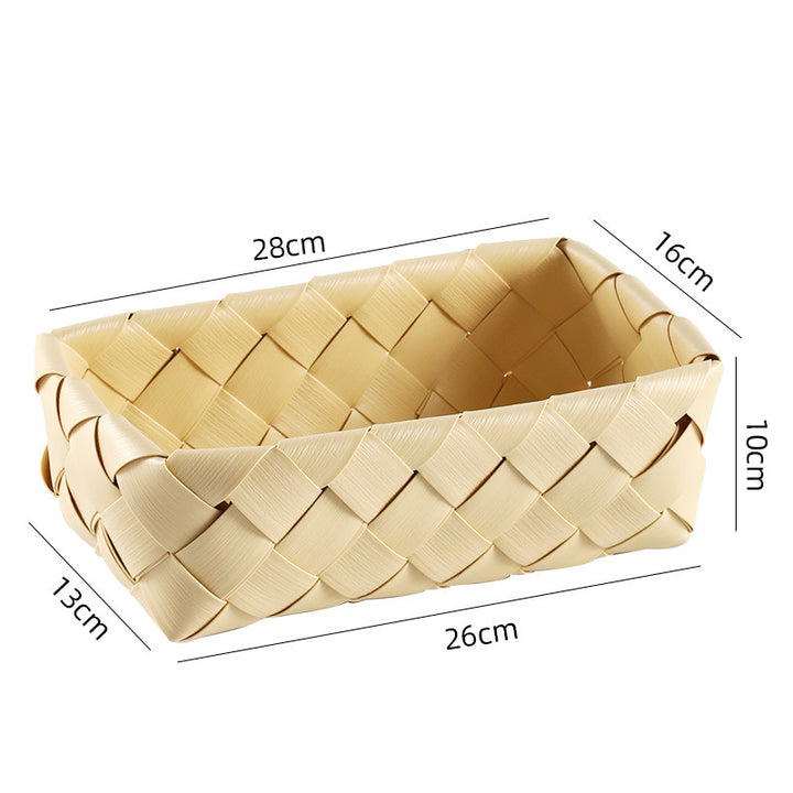Handwoven Storage Tray Bowlift