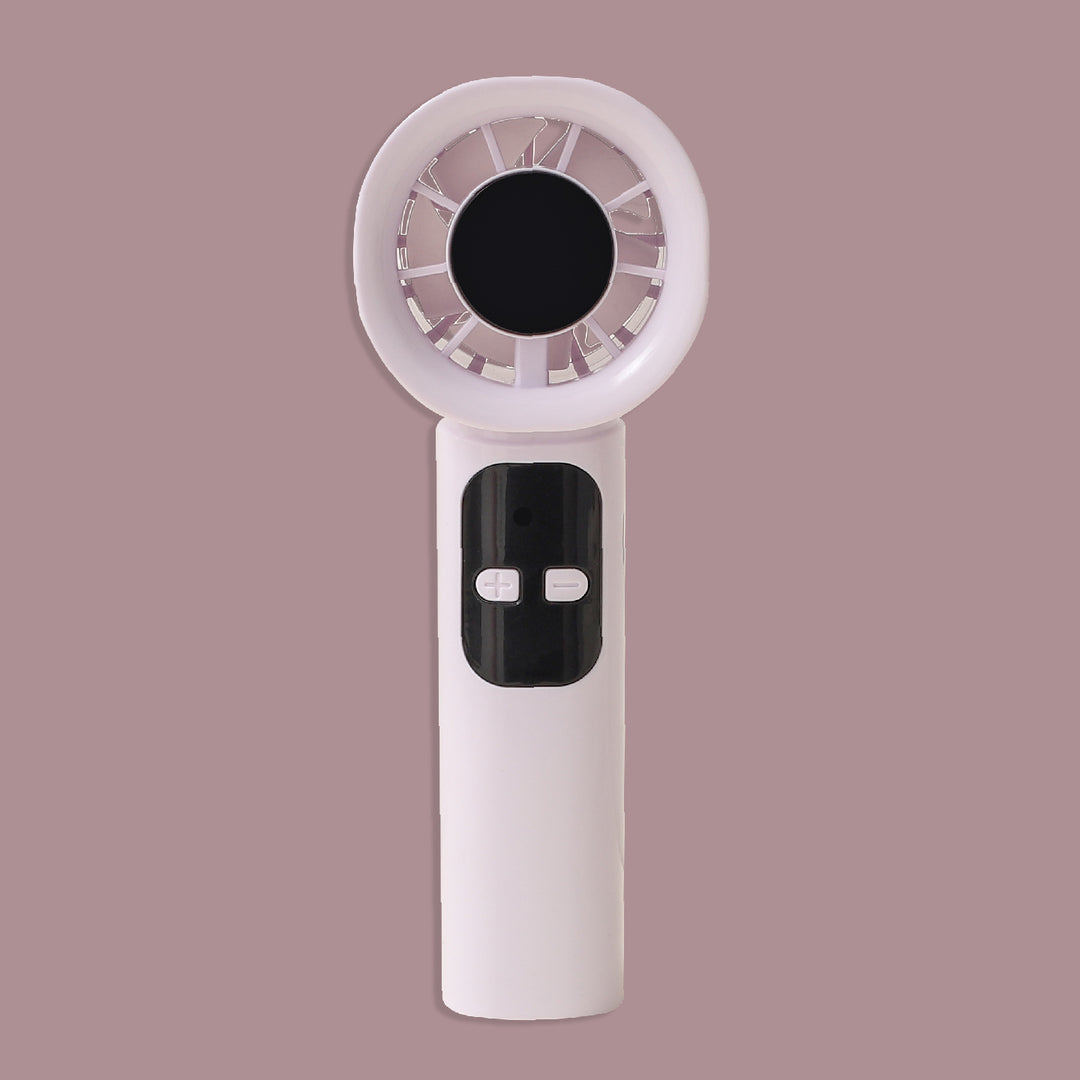 Ladies Portable Handheld Fan with Variable Speed Control Bowlift