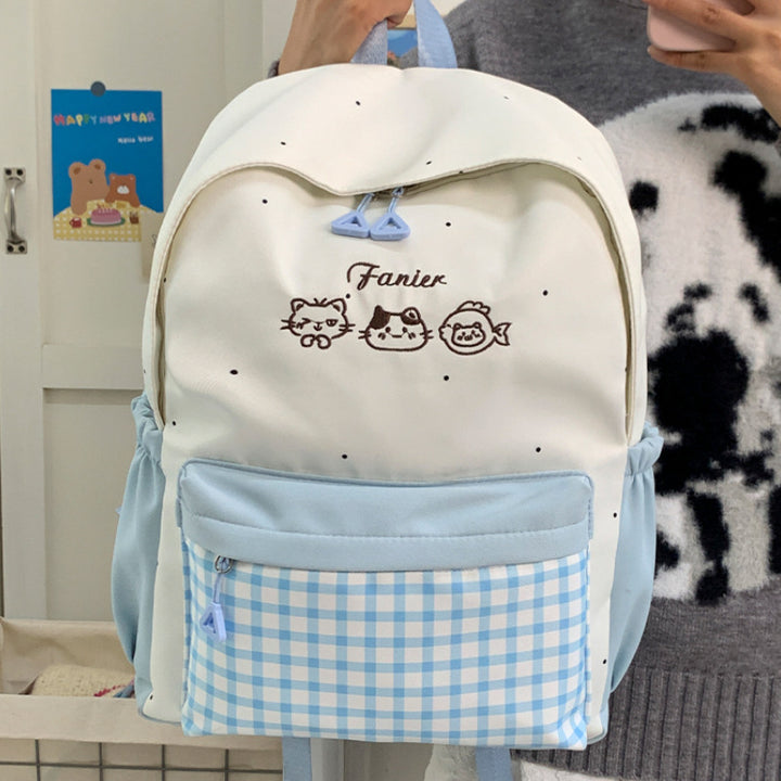 Playful Animal-Themed Backpack Bowlift