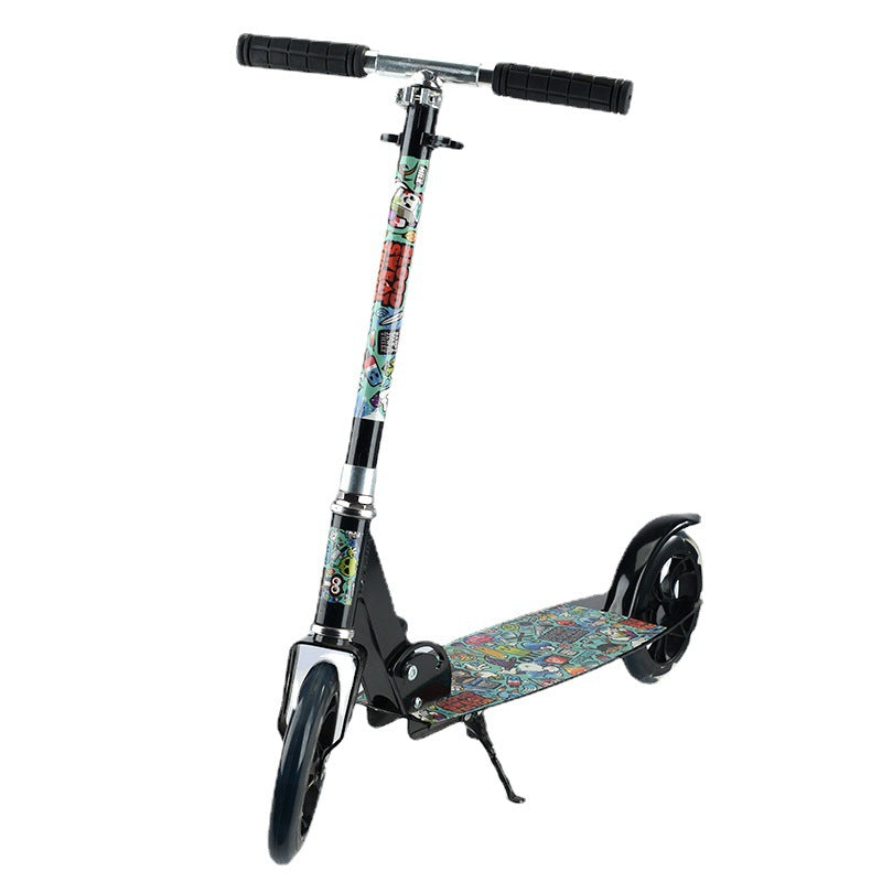 Smooth-Riding Folding Scooter Bowlift