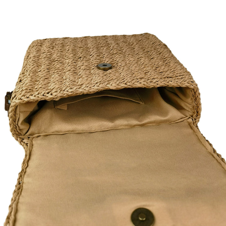 Stylish Rattan Shoulder Bag Bowlift