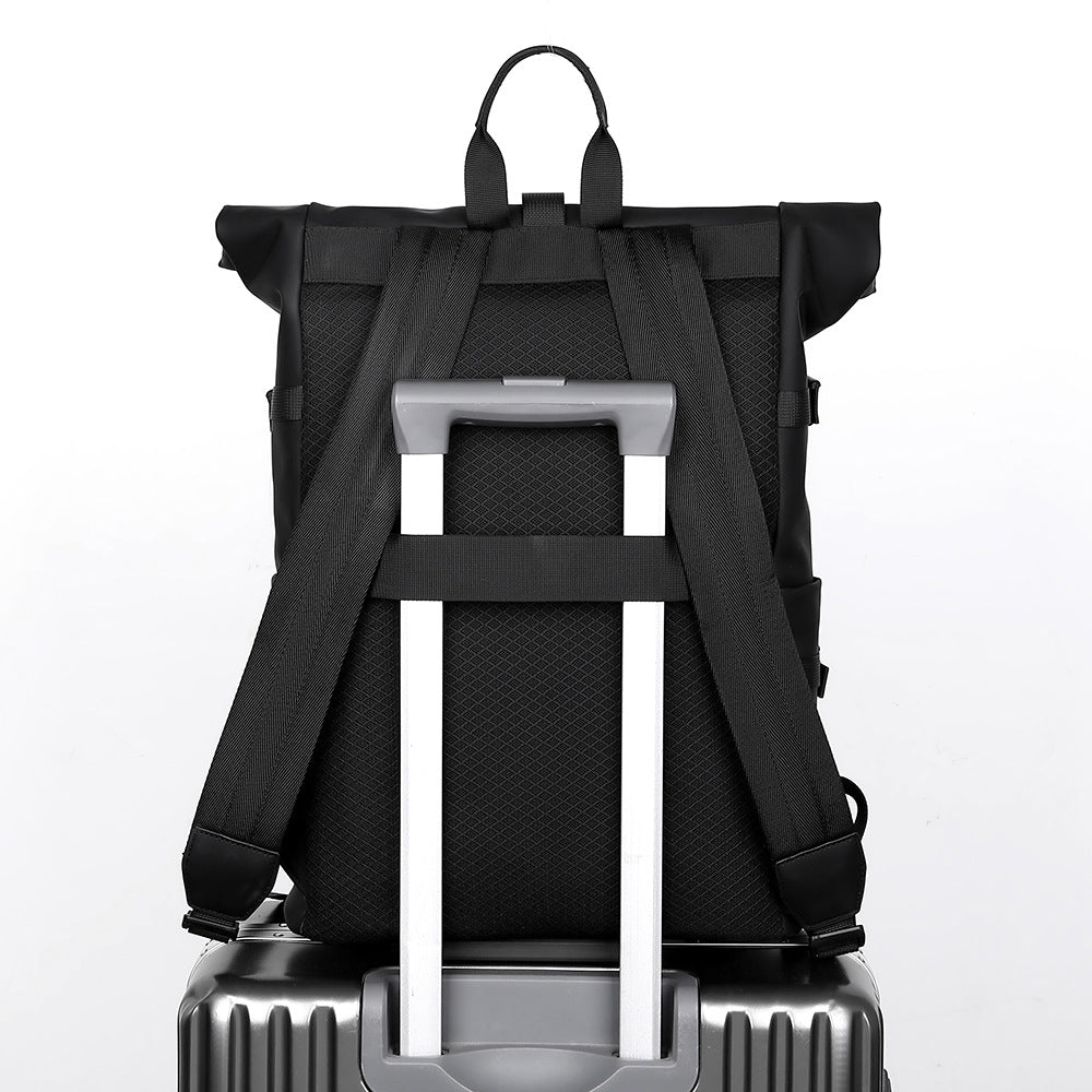 Waterproof Roll-Top Travel Backpack Bowlift