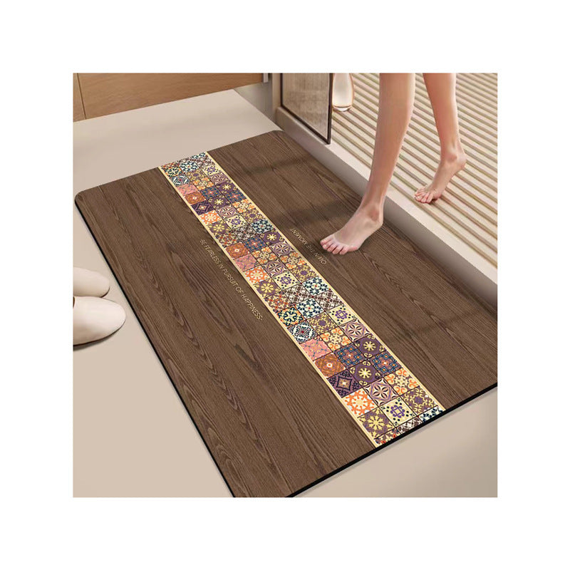 Decorative Memory Foam Bath Mat Bowlift