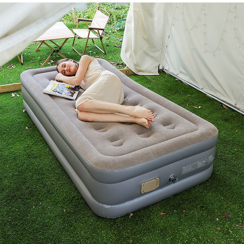 Women's Automatic Inflatable Air Bed with Integrated Pump Bowlift