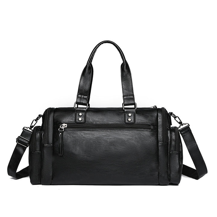 Premium Leather Travel Duffle Bag Bowlift