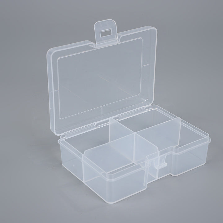 Transparent Multi-Section Craft Storage Box Bowlift