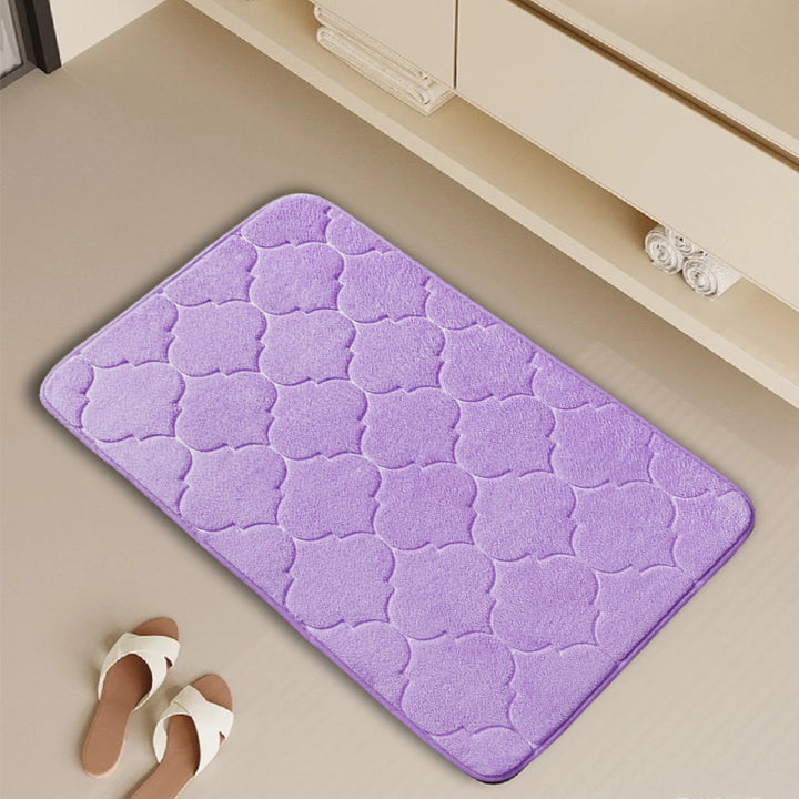 Soft Plush Memory Foam Bath Rug Bowlift