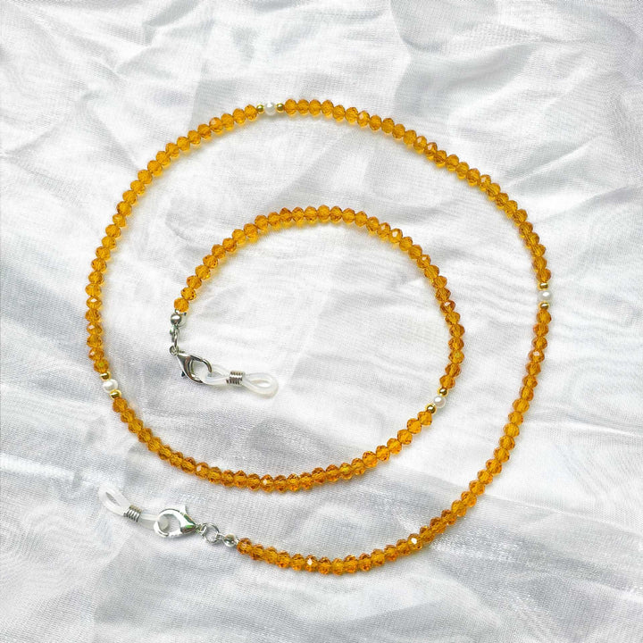 Elegant glasses holder chain with colorful beads Bowlift