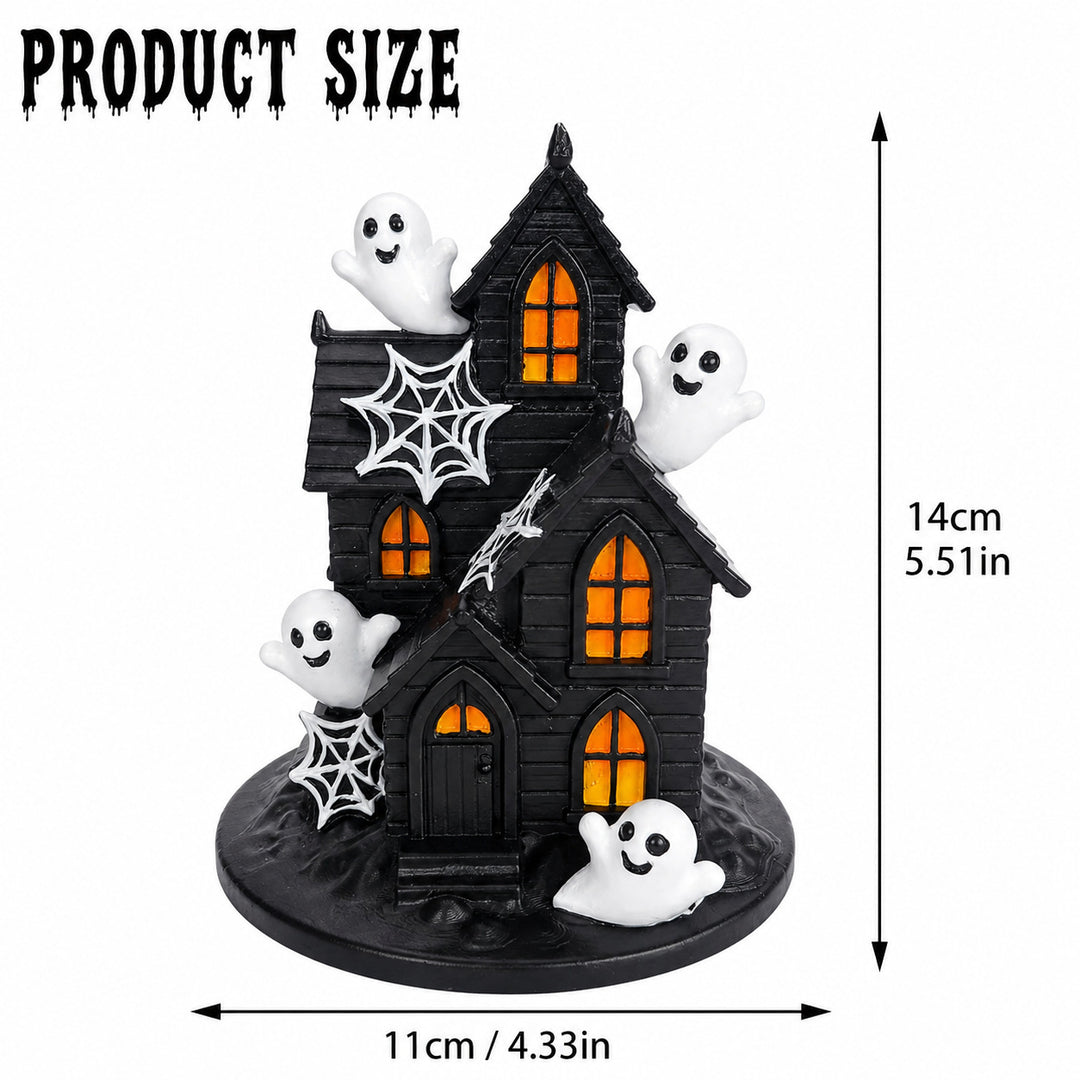 Halloween Deco House with spooky ghosts Bowlift