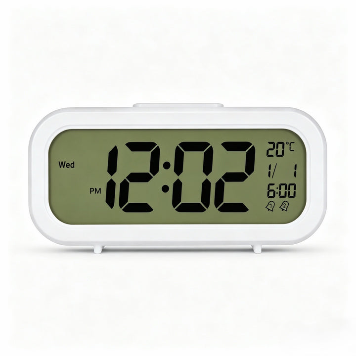 Digital alarm clock with temperature sensor and large LED display Bowlift