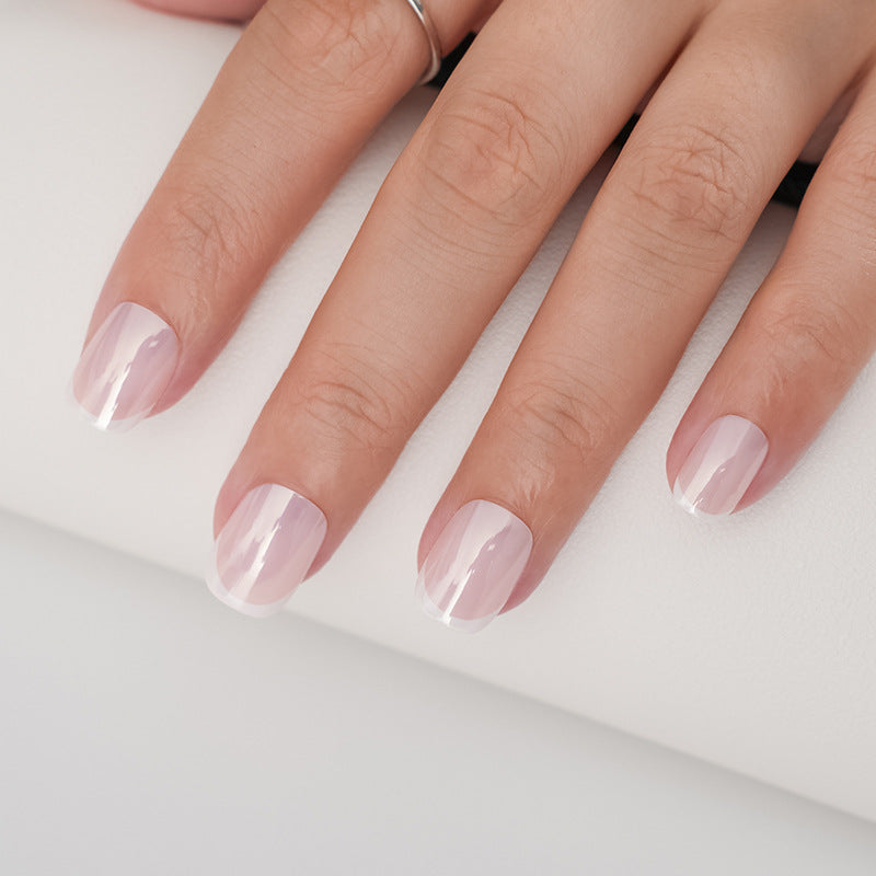 High-quality artificial nails with elegant French tips Bowlift