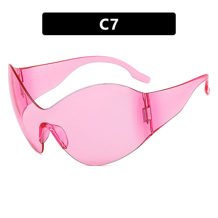 Ladies futuristic sunglasses Bowlift