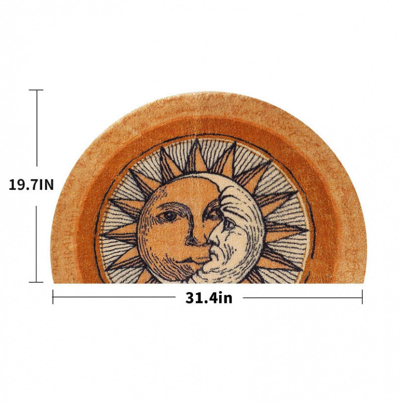 Decorative Round Door Mat