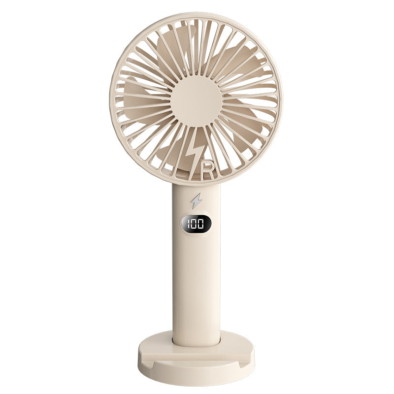 Ladies portable mini air fan with digital speed setting Bowlift