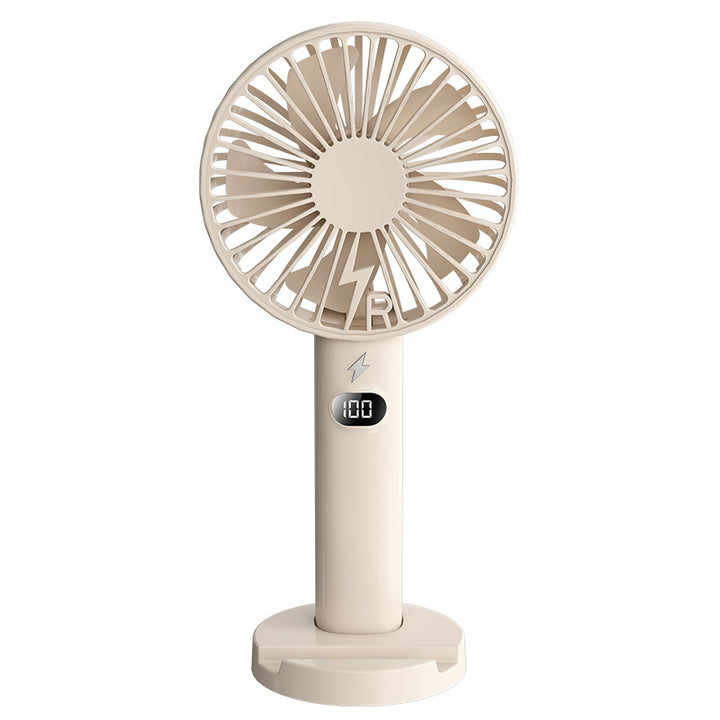 Ladies portable mini air fan with digital speed setting Bowlift