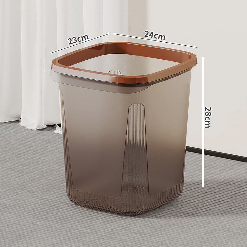 Ladies modern and elegant waste bin with non-slip bottom and ergonomic handle Bowlift