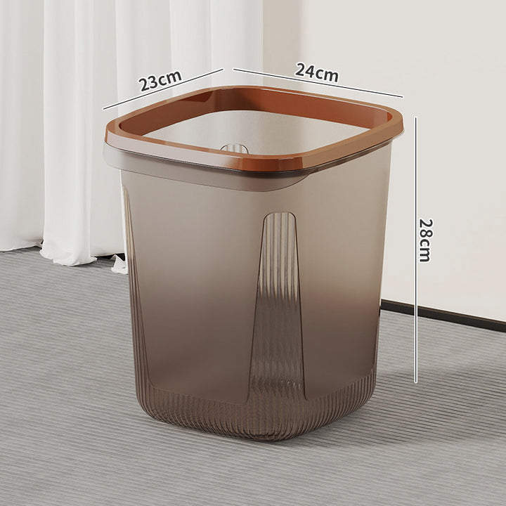 Ladies modern and elegant waste bin with non-slip bottom and ergonomic handle Bowlift