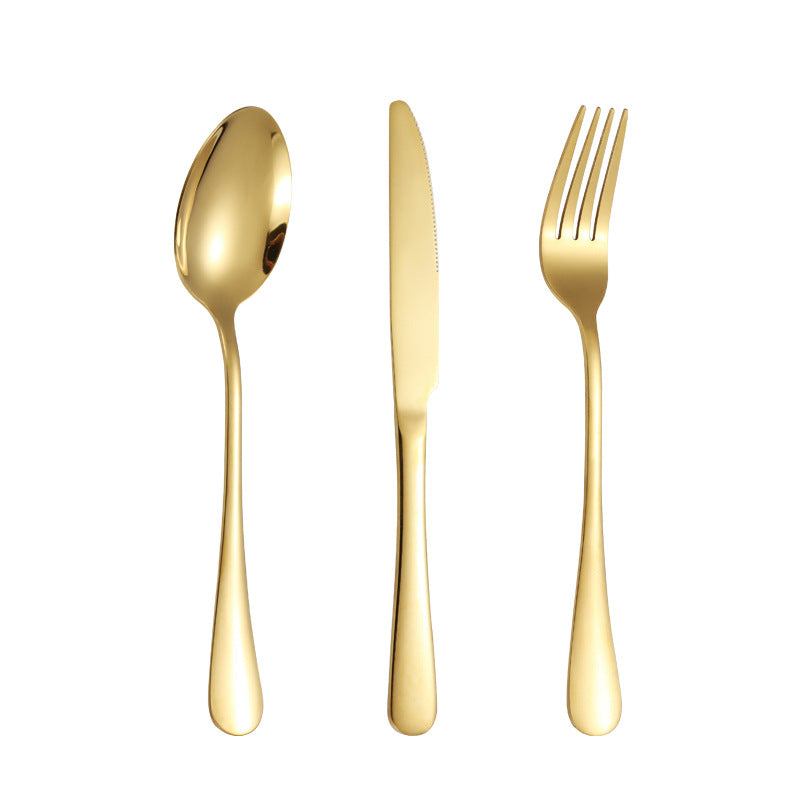 Elegant stainless steel cutlery set with ergonomic handle Bowlift