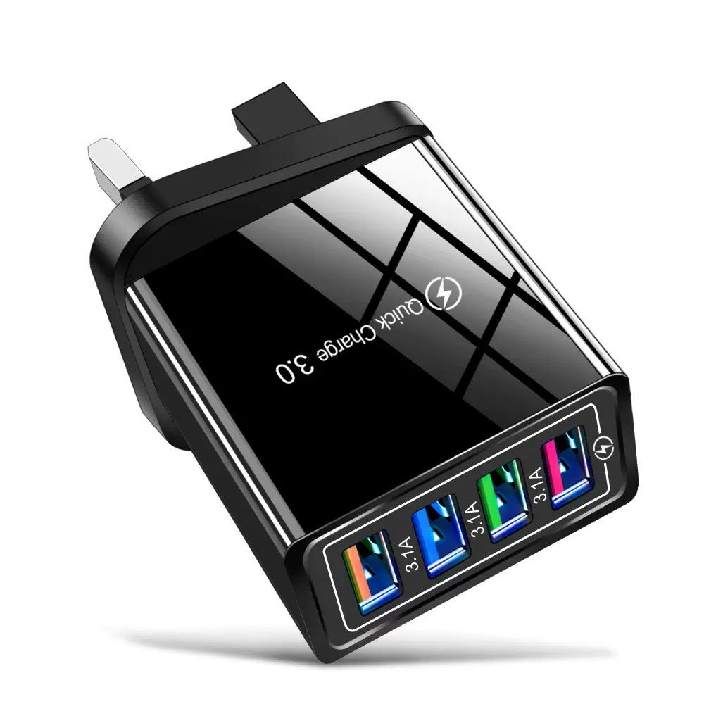 4-Port Quick Charge 3.0 Charger with AI Performance Boost