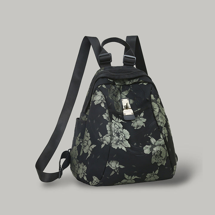 Floral Patterned Casual Daypack Bowlift