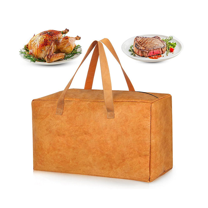 Insulated transport bag for hot food Bowlift