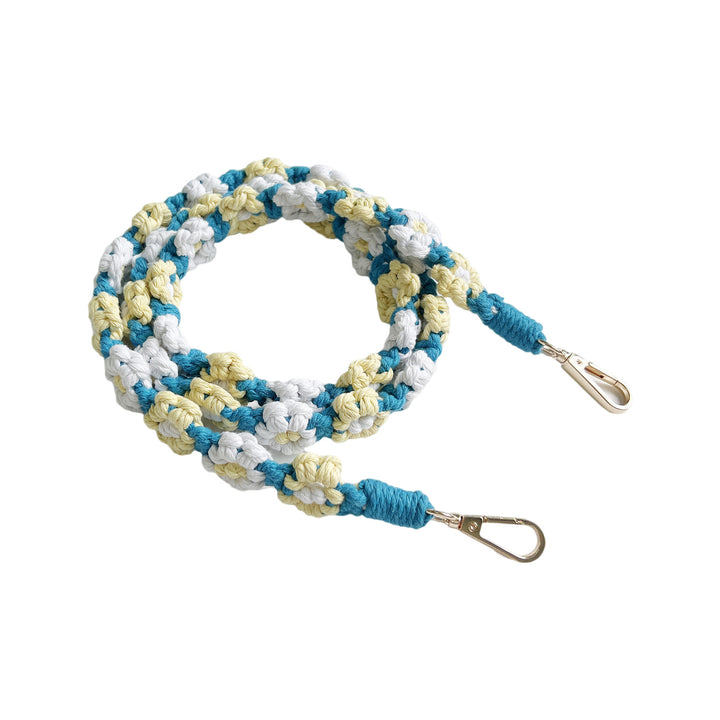 Handcrafted Macrame Pet Leash Bowlift