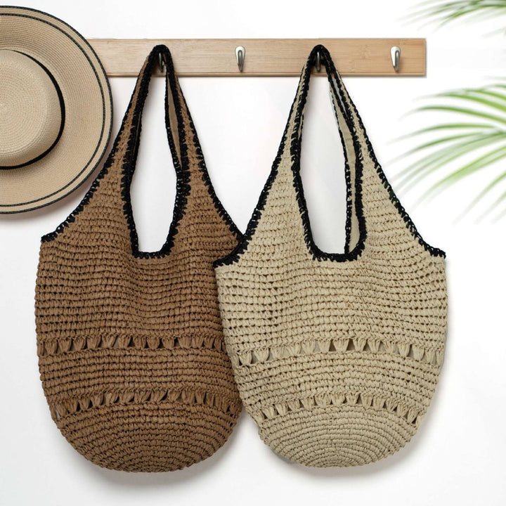 Handcrafted straw bag with sophisticated design Bowlift