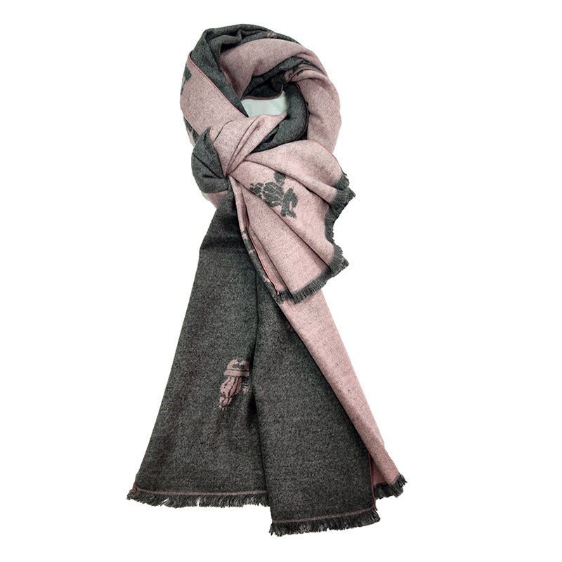 Women's elegant and versatile scarf made of high-quality viscose Bowlift