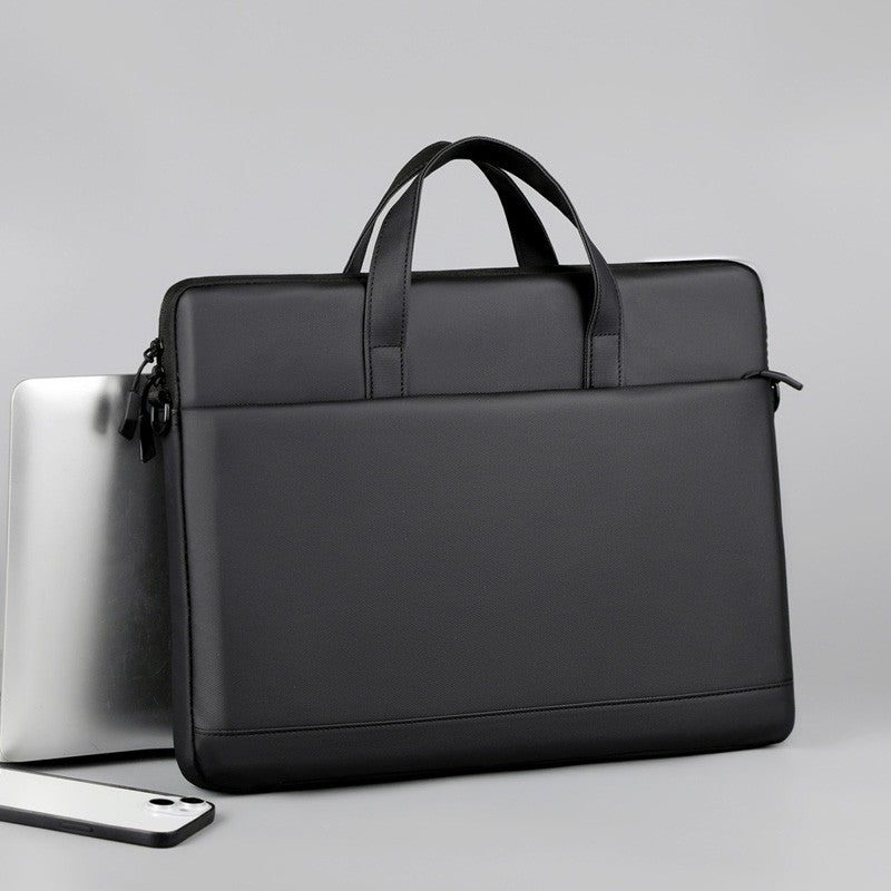 Professional Dual-Compartment Laptop Briefcase Bowlift