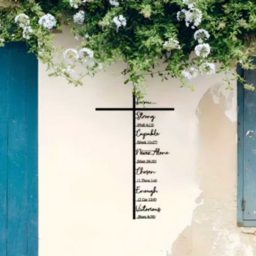 Inspirational Cross Wall Decor